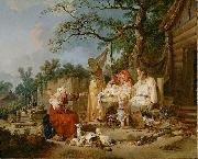 Jean-Baptiste Le Prince The Russian Cradle painting